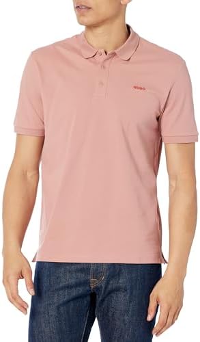 HUGO Men's Regular Fit Short Sleeve Polo Shirt Hugo