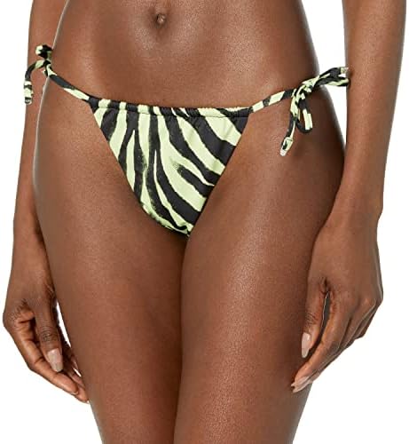 HUGO Women's Standard Modern Animal Print Bikini Bottoms with Adjustable Side Ties Hugo