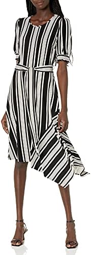 KARL LAGERFELD Women's Striped Knit Midi Karl Lagerfeld