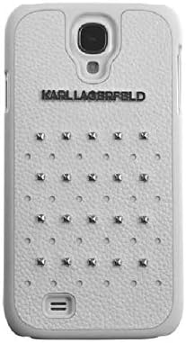 Karl Lagerfeld Leather Hard Case for Samsung Galaxy S4 - White Karl Lagerfeld