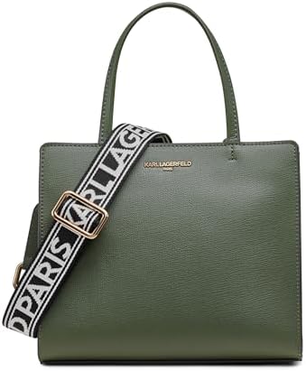 Karl Lagerfeld Paris Maybelle Satchel, Burnt Olive Karl Lagerfeld