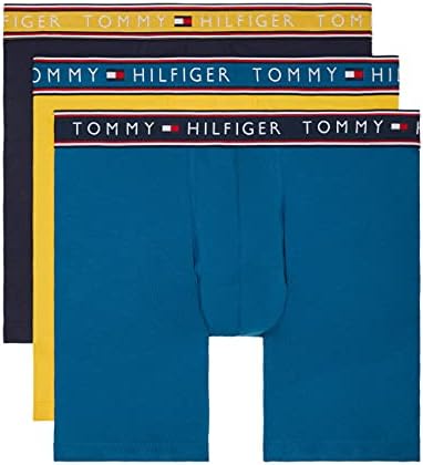 Мужское нижнее белье-боксеры Tommy Hilfiger из хлопка с эластаном, 3 упаковки Tommy Hilfiger