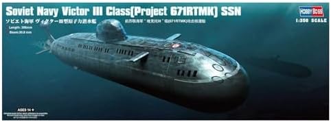 Hobby Boss Victor III Class (Project 671RTMK) SSN Boat Model Building Kit Hobby Boss