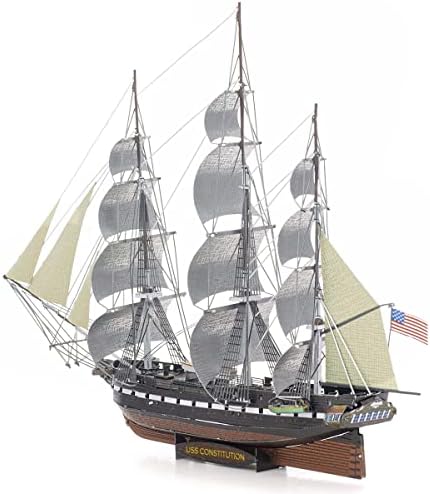 Metal Earth Premium Series USS Constitution 3D Metal Model Kit Fascinations Metal Earth