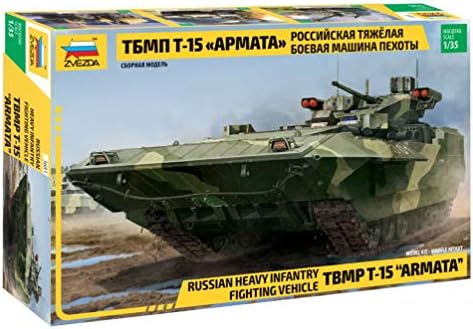 Zvezda 3681 - Russian Heavy Infantry Fighting Vehicle TBMP T-15 ARMATA - Plastic Model Kit Scale 1/35 376 Parts Lenght 10.9" / 27.6 cm Zvezda