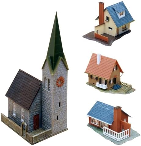 Faller 232220 Village 4-Buildings N Scale Building Kit Faller