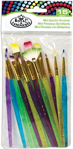 Mini Sparkle Brush Set-15/Pkg Royal Brush