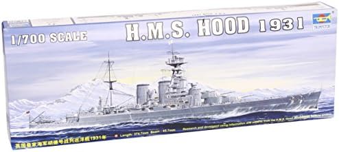 Trumpeter 1/700 HMS Hood British Battleship 1931 Model Kit Faller