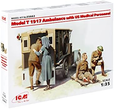 ICM 35662 - Model T 1917 Ambulance with US Medical Personnel - Scale 1:35 Icm