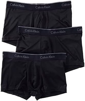 Calvin Klein Men's Stretch Microfiber Multipack Low Rise Trunks Calvin Klein