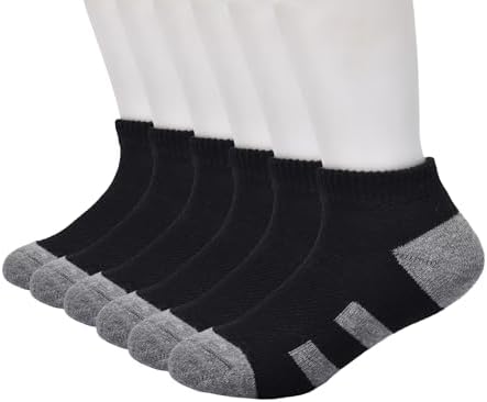 GAP Boys' Core Low Cut, 6-Pack Kids Socks, Soft & Stretchy, Comfortable Gap