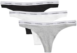 Женские трусы-стринги Calvin Klein, 3 штуки, из мягкого хлопкового эластана для комфорта Calvin Klein