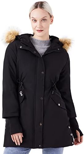 WULFUL Women's Winter Coats Warm Lightweight Thicken Puffer Jackets with Faux-Fur Hood Wulful