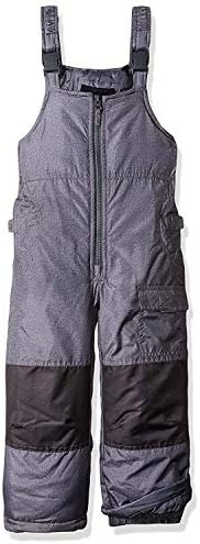 LONDON FOG Boys Classic Heavyweight Bib Pant (4, Dark Grey) London Fog