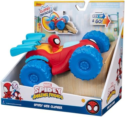 Игрушка Marvel Spidey Web Climber с движущимся эффектом, 18 см, машинка с моторчиком, преодолевающая препятствия Marvel