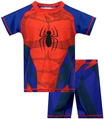 Marvel Spiderman Swimsuit | Boys Swim Set | Spidey Boys Bathing Suit | Sizes 2T to 8 Marvel