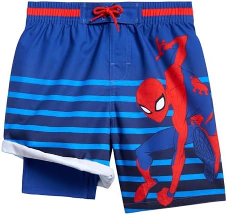 Marvel Spider-Man Compression Swim Trunks Bathing Suit UPF 50+ Quick Dry Toddler to Big Kid Marvel