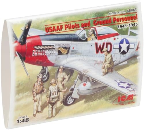 ICM Models USAAF Filots and Ground Personnel 1941-1945 Building Kit Icm