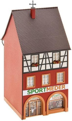 Faller 130498 City House with Sporting Goods HO Scale Building Kit Faller