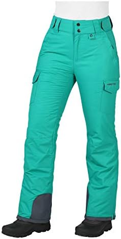 Arctix Women's Snow Sports Insulated Cargo Pants, Kingfisher, X-Small Arctix