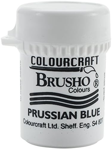 Colorfin Brusho Crystal Colour 15G Prussian Blue, Acrylic, Multicolour, 3.04x3.04x5.08 cm PanPastel