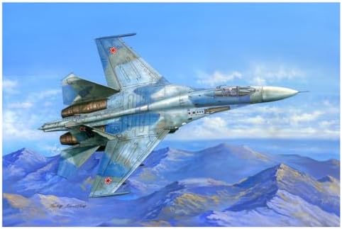 Hobby Boss 81711 1/48 Aircraft Series Su-27 Flanker B Plastic Model Hobby Boss