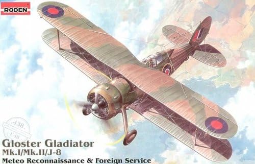 Roden Gloster Gladiator Mk.I/Mk.II/J8 Airplane Model Kit Roden