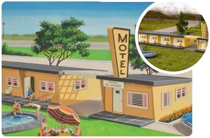 Bachmann Trains - PLASTICVILLE® U.S.A. 75TH Anniversary Motel KIT - HO Scale Bachmann