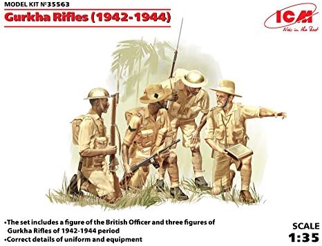 ICM Models CM Gurkha Rifles 1942-1944 Model Kit (1/35 Scale) Icm