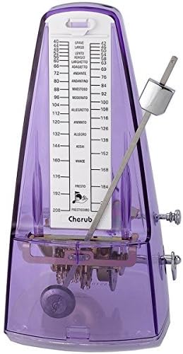 Механический метроном Cherub WSM-330, высокая точность, диапазон темпов 40-208 уд/мин, классический дизайн Cherub