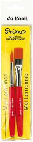 da Vinci Brushes Student Series 5019R Primo, круглая и плоская качественная синтетическая кисть, размеры 12 и 16, удобная da Vinci Brushes