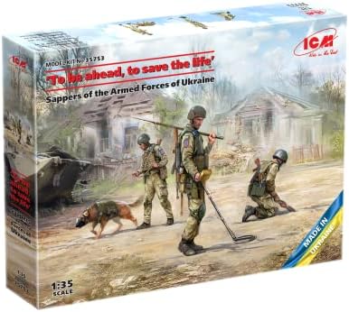 ICM 35753 - "to be Ahead, to Save The Life, Sappers of The Armed Forces of Ukraine - Scale 1:35 Icm