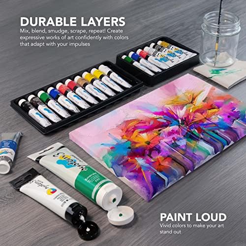 Daler Rowney System3 10-Tube Acrylic Paint Set for Adults - Acrylic Painting Supplies for Artists and Students - Acrylic Paints for Murals Canvas and More - Art Paints for Any Skill Set Daler Rowney