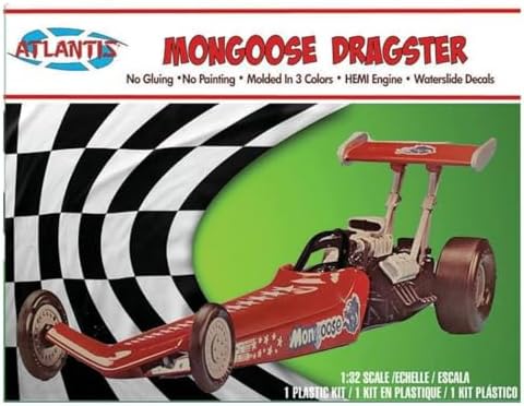 ATLANTIS TOY & HOBBY INC. Snap Tom McEwen Rail Dragster 132 AANH1120 Plastic Models Other Misc Atlantis