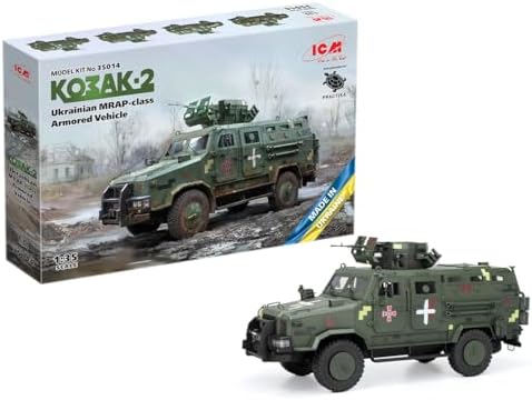 ICM 35014 - 'Kozak-2', Ukrainian MRAP-Class Armored Vehicle (100% New molds) - Scale 1:35 Icm