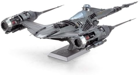 Metal Earth Premium Series Star Wars Mandalorian N-1 Starfighter 3D Metal Model Kit Fascinations Metal Earth