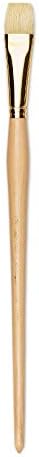 Raphael D'Artigny White Hog Bristle Brush, Series 3590, Bright, Size 20 Raphael