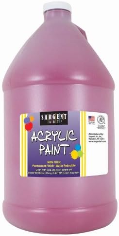 Sargent Art Half Gallon Magenta 64 Ounce Acrylic Paint, 64 Fl Oz (Pack of 1) Sargent Art