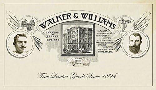 Walker & Williams GC-21 Gloss Black Leather Handmade Guitar Strap with Armadillo Inserts And Padded Back For Acoustic, Electric, And Bass Guitars Walker & Williams