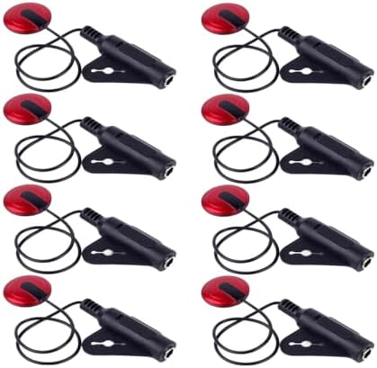 8Pcs Piezo Contact Microphone Mic Pickup For Guitar Violin Banjo Mandolin Teamwill