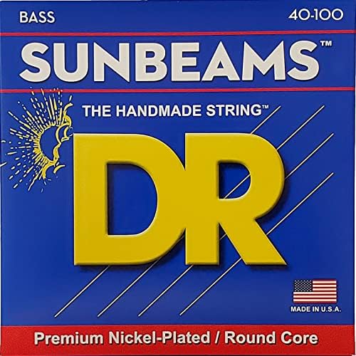 DR Strings Sunbeam - Nickel Plated Round Core Bass 40-100 DR Strings