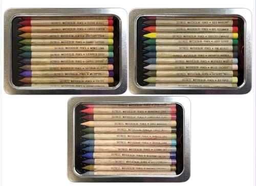 Ranger Ink Bundle - Tim Holtz Distress Watercolor Pencil Bundle Set 4, 5, & 6 - Ideal for Watercoloring, Shading, and Sketching - Premium Art Supplies for Professional Artists Ranger