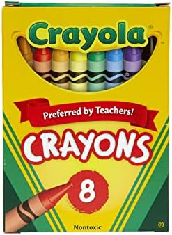 Цветные карандаши Crayola Classic - 8 классических оттенков для творчества и учебы Crayola