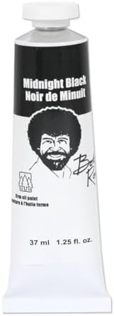 Bob Ross Weber MR6004 37-Ml Artist Oil Color, Midnight Black Weber