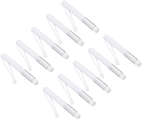 PATIKIL Ink Blending Brushes Mini for Card Making, 10 Pcs Small Ink Painting Blending Brushes Tool for Craft Drawing Stamping DIY, White Golden Patikil