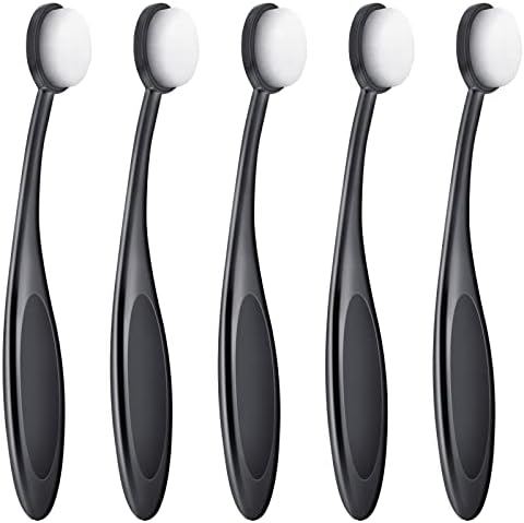 UNIMEIX 5 Pack Blending Brushes for Card Making Art Blending Tools Blender Brush Ink Blending Brushes for Crafts Black Unimeix