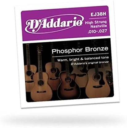 Акустические струны D'Addario High Strung/Nashville, калибр 10-27, фосфорная бронза, 2014 D'Addario