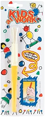 Royal Brush Kids at Work Paintbrushes-Chubby W/Natural Bristle 1/Pkg, Multicolor Royal Brush