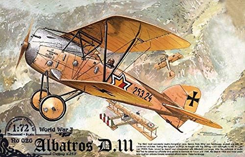 Roden Albatross D.III Austro-Hungarian Fighter Airplane Model Kit Roden