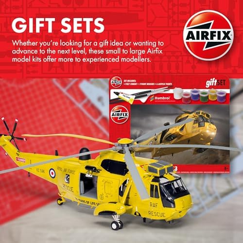 Airfix Model Airplane Kit Gift Set - A55300A BAE Harrier GR.9A, Plastic Plane Model Kits for Adults & Kids 14+, Skill Level 2, 1:72 Scale WW2 Military Aircraft Models - Real Aeroplane Models Airfix